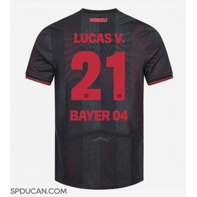 Muški Nogometni Dres Bayer Leverkusen Lucas Vazquez #21 Domaci 2025-26 Kratak Rukav Muški Nogometni Dres Bayer Leverkusen Lucas Vazquez #21 Domaci 2025-26 Kratak Rukav